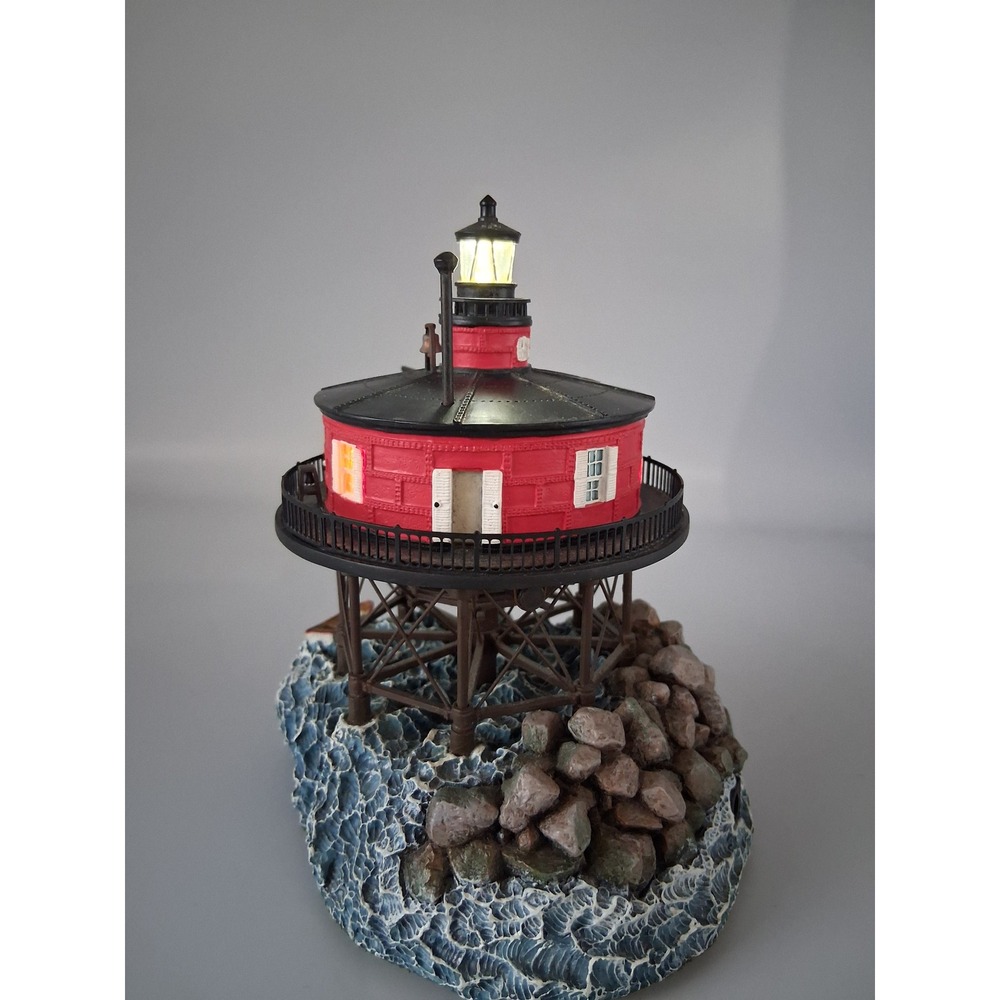 Rare Harbour Lights Seven Foot Knoll Maryland Lighthouse 464 Great Lighthouses W